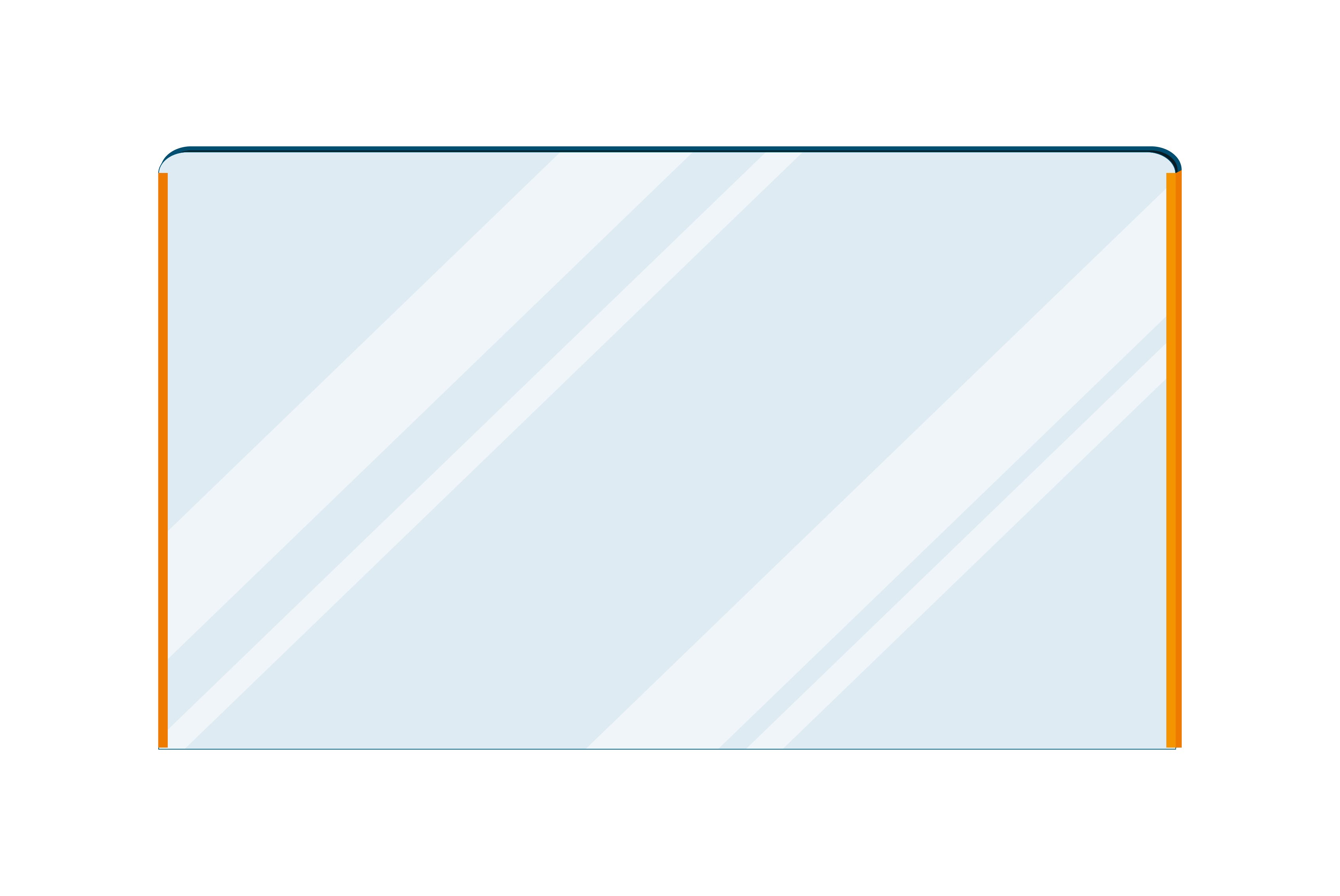 Barriere parafiato in plexiglas per casse negozi e supermercati C125 - cm 125x75h