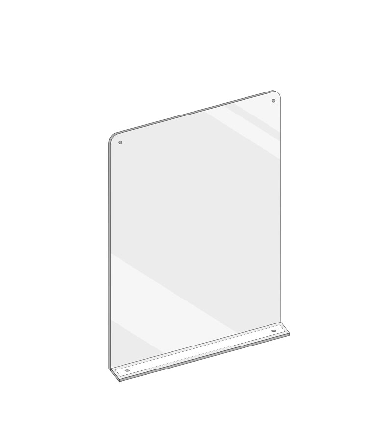 Barriere parafiato modulari (clone) Altezza 70 cm