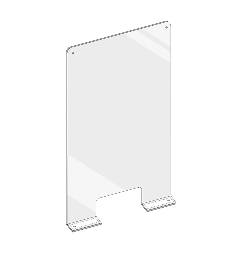 Barriere parafiato modulari (clone) Altezza 90 cm