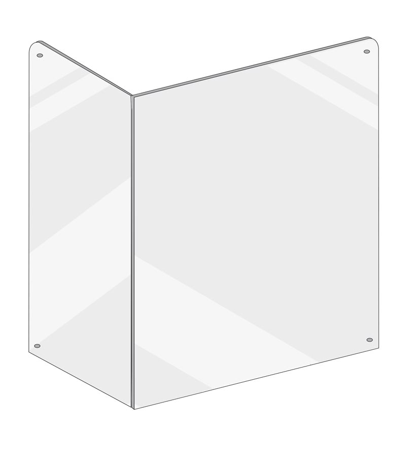 Barriere parafiato modulari (clone) Altezza 90 cm