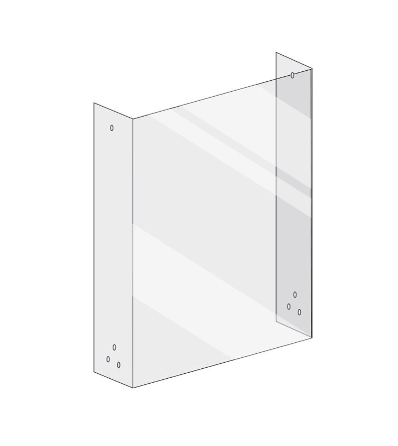 Barriera parafiato modulare altezza 90 cm  Altezza 90 cm