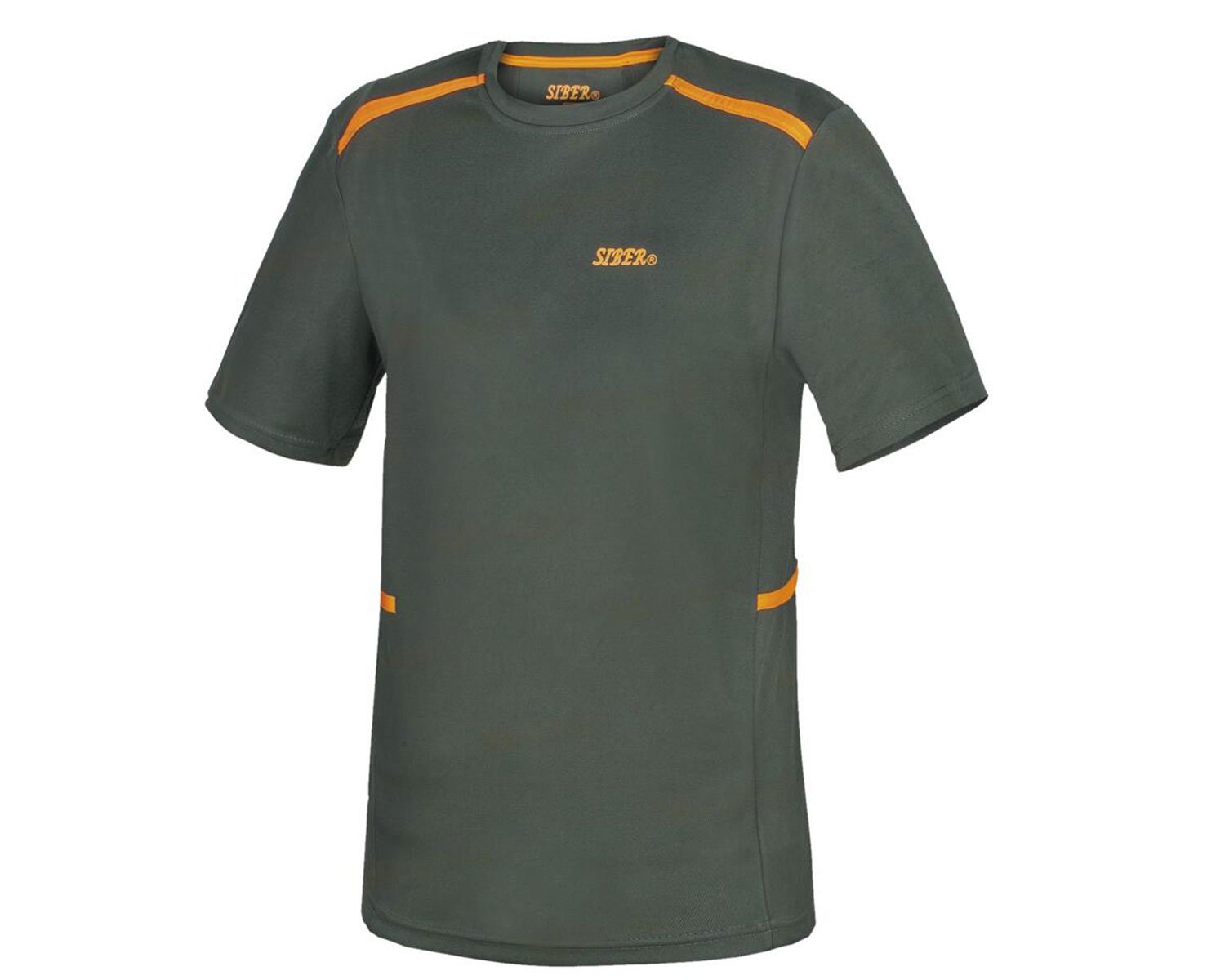 Art.430 - T-shirt tecnica con profili arancio