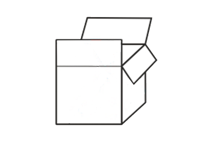 Art.420 - T-shirt mimetica con inserti Cartone con merce sfusa